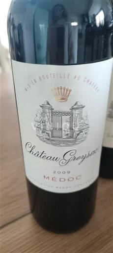Bordeaux Médoc Château Greysac 2009
