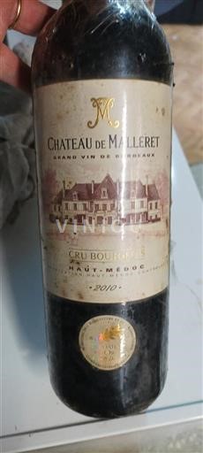 Bordeaux Haut-Médoc Château de Malleret 2010