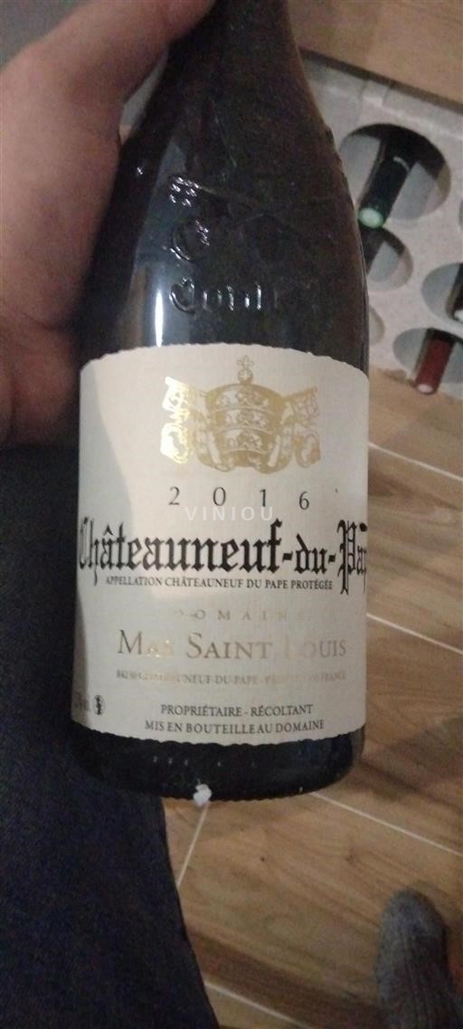 Rhône-dalen Châteauneuf-du-Pape Mas Saint-Louis 2016