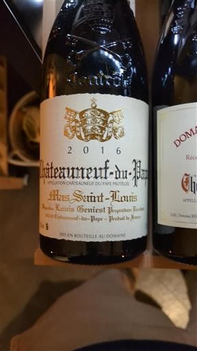 Rona dolina Châteauneuf-du-Pape Mas Saint-Louis 2016