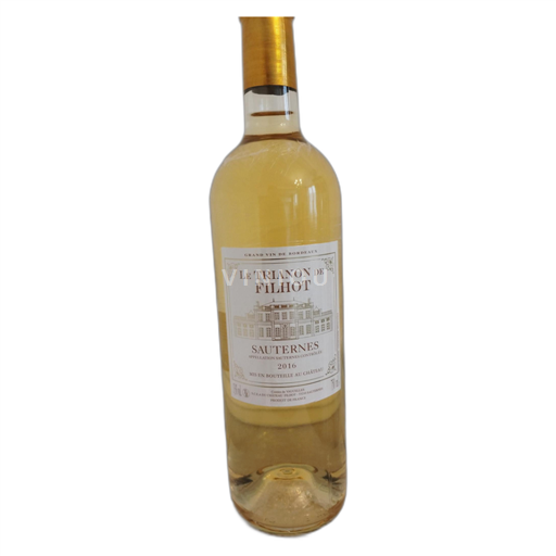 Bordeaux Sauternes Château Filhot Le Trianon de Filhot 2016