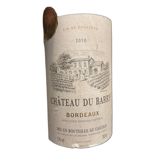Burdeos Bordeaux Château du Barry 2010