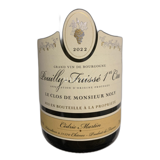 Bourgogne Pouilly-fuissé Le Clos de Monsieur Noly 2022