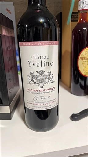 Burdeos Lalande-de-Pomerol Château Yveline 2014