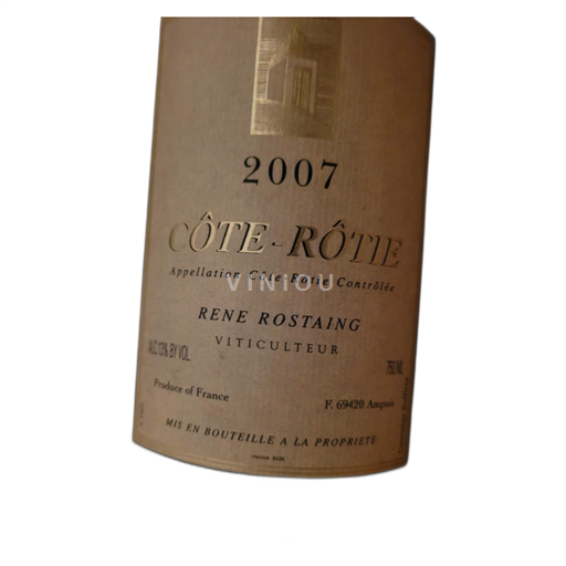 Vallée du Rhône Côte-rôtie René Rostaing 2007