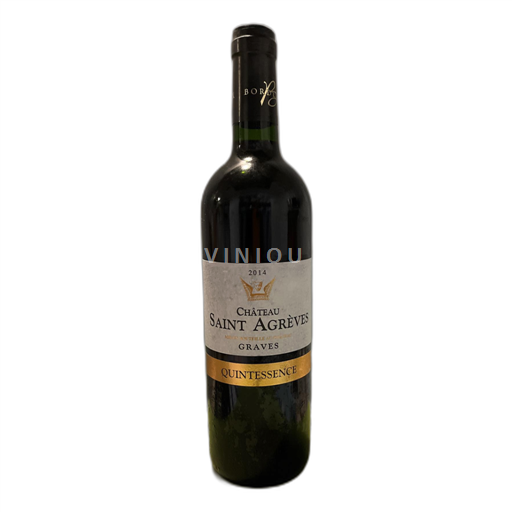 Bordeaux Graves Château Saint Agrèves Quintessence 2014