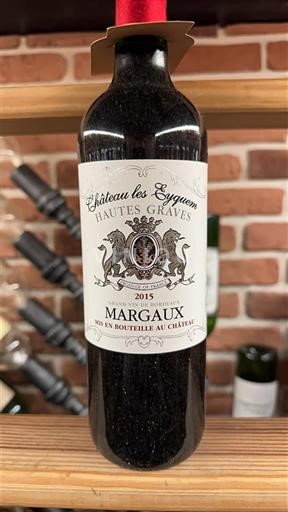 Bordeaux Margaux Château les Eyquem Hautes Graves 2015