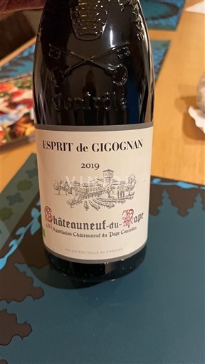Rhône-dalen Châteauneuf-du-Pape Château de Gigognan Esprit de GIGOGNAN 2019