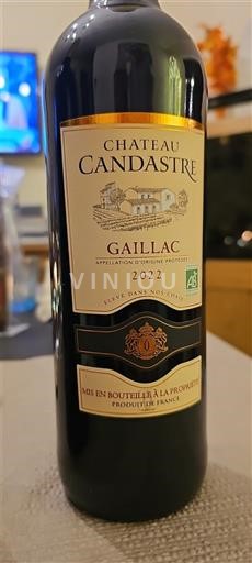 Sudoeste Gaillac Chateau Candastre 2022