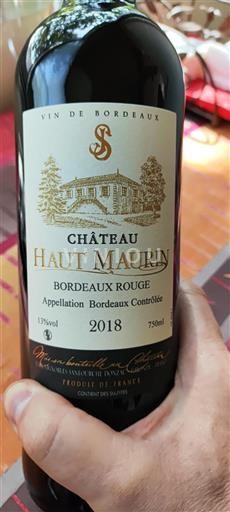Bordeaux Château Haut Maurin 2018