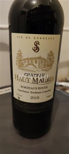 Bordeaux Château Haut Maurin 2018