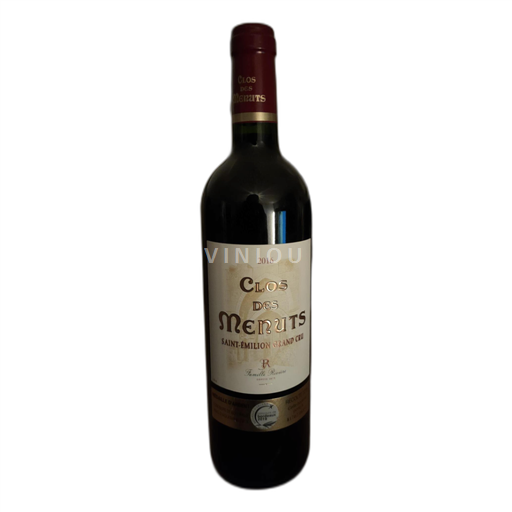 Burdeos Saint-Émilion Gran Cru Clos des Menuts 2016