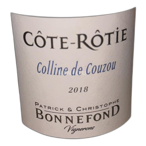 Valle del Ródano Côte-rôtie Patrick & Christophe Bonnefond Colline de Couzou 2018