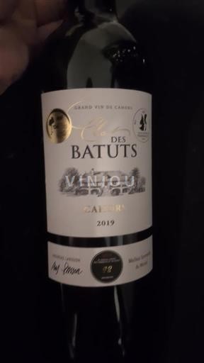 Sud-Ovest Cahors Clos des Batuts 2019