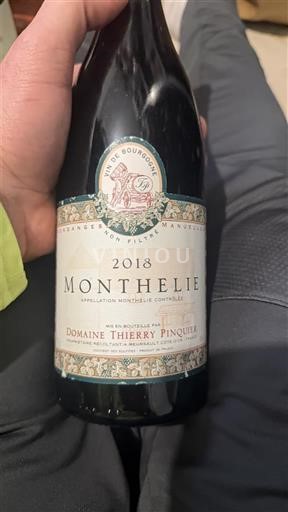 Burgundy Monthélie domaine thierry Pinquier 2018
