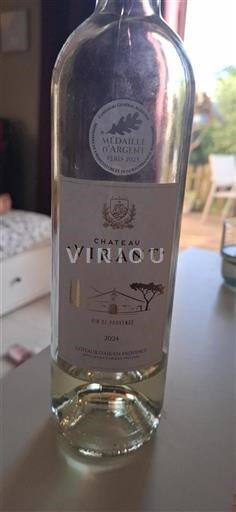 Vin Blanc sec Château Virant 2024 France Provence Coteaux-d'aix-en-provence AOC