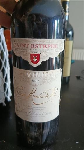 Vin Saint-Estèphe Château Moulin de Pez - 2014 - Avis, conseil