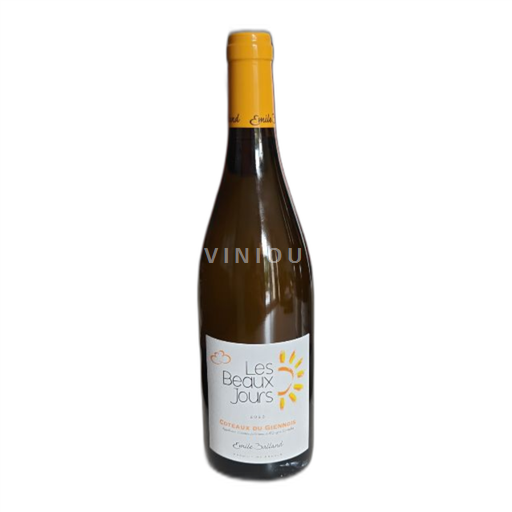 Vin Blanc sec Les Beaux Jours Émile Balland 2023 France Vallée de la Loire Coteaux-du-giennois AOC