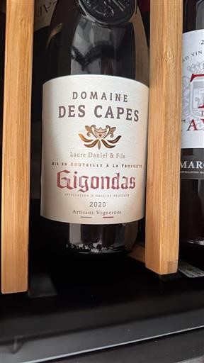 Rhône Valley Gigondas domaine Des Capes 2020