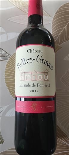 Burdeos Lalande-de-Pomerol Château Belles-Graves 2017