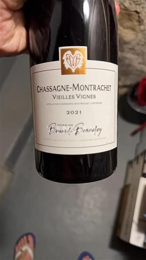 Vin Rouge sec Vieilles Vignes Domaine Bouard-Bonnefoy 2021 France Bourgogne Chassagne-montrachet AOC