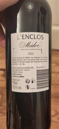 Bordeaux Médoc L'Enclos 2021