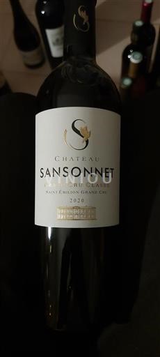 Burdeos Saint-Émilion Gran Cru Château Sansonnet 2020