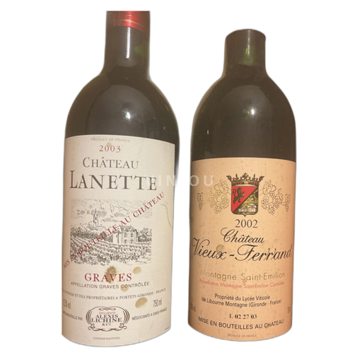 Bordeaux Montagne Saint-Émilion Château Vieux-Ferrand 2002