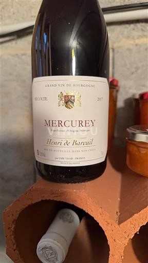 Burgundi Mercurey Henri de Bareuil 2017