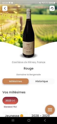 Vale do Ródano Costières de Nîmes Domaine La Bergerade 2023