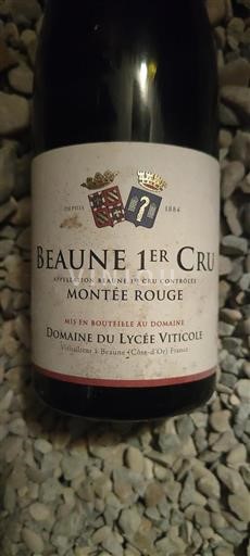 Burgundy Unspecified Domaine du Lycée Viticole Montée Rouge Non-Vintage
