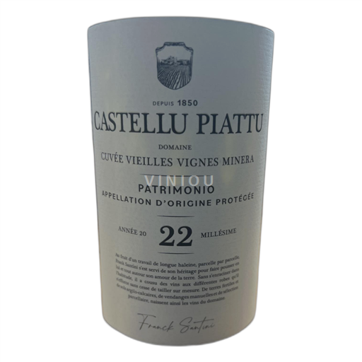 Corsica Patrimonio Castellu Piattu Vieilles Vignes Minera 2022