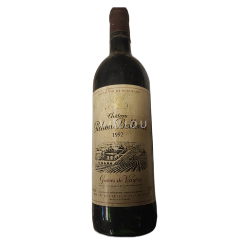 Bordeaux Graves-de-Vayres Château Pichon Bellevue 1992