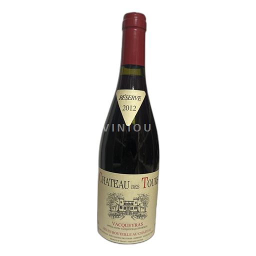 Rhône Valley Vacqueyras Chateau des Tours Réserve 2012