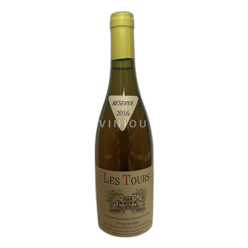 Provence, Ala-Rhônen laakso, Korsika Vaucluse Les Tours Grenache blanc 2016