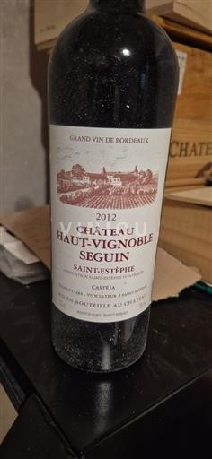 Bordeaux Saint-Estèphe Château Haut-Vignoble Seguin 2012