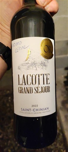 Languedoc Saint-Chinian LACOTTE GRAND SÉJOUR 2022