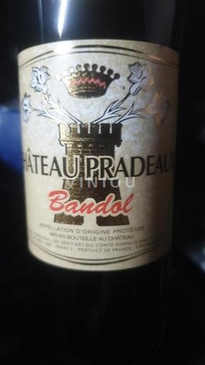 Provence Bandol Château Pradeaux 2020