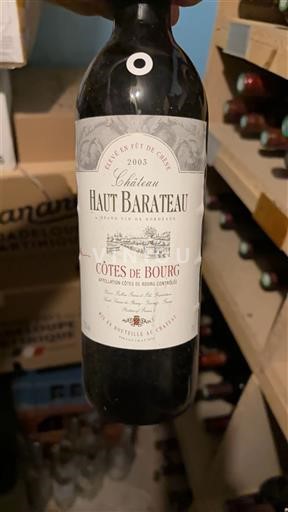 Bordeaux Côtes-de-bourg Chateau Haut-Barateau 2005
