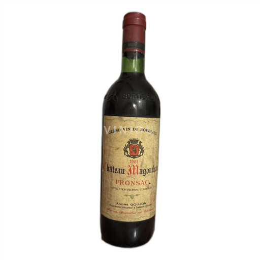 Bordeaux Fronsac Château Magondeau 1981