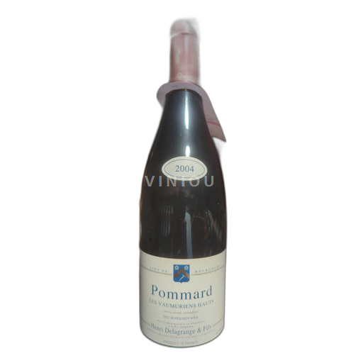 Burgundi Pommard Henri Delagrange & Fils Les Vaumuriens Hauts 2004