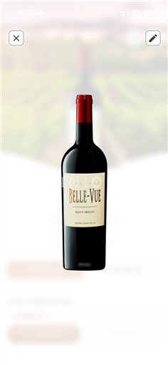 Bordeaux Haut-Médoc Château Belle-Vue 2018