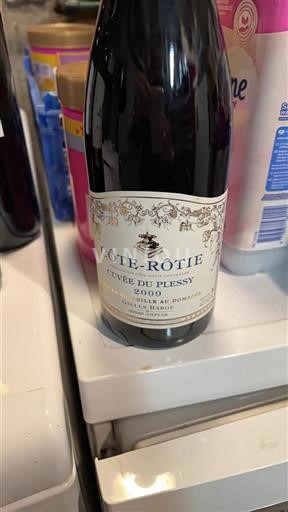 Rhônen laakso Côte-rôtie Gilles Barge du Plessy 2009