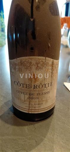 Thung lũng Rhône Côte-rôtie Gilles Barge du Plessy 2009