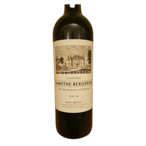 Bordeaux Haut-Médoc Château Lamothe-Bergeron 2018