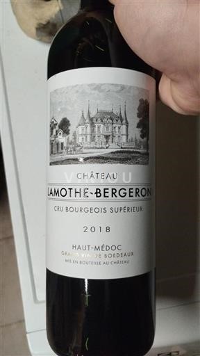 Burdeos Haut-Médoc Château Lamothe-Bergeron 2018