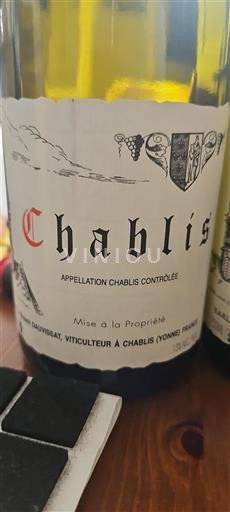 Bourgogne Chablis Vincent Dauvissat 2019