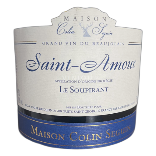 Beaujolais Saint-Amour Maison Colin Seguin Le Soupirant Icke årgångsbetecknad