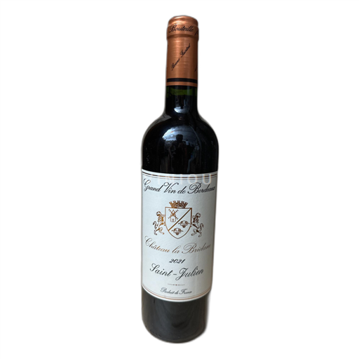 Vin Rouge sec La Bridane Château La Bridane 2021 France Bordeaux Saint-Julien AOC