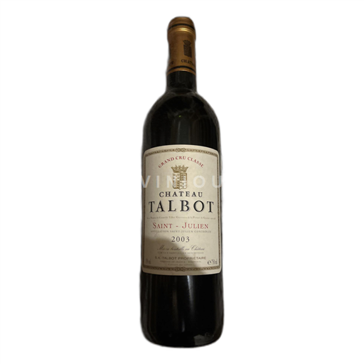 Bordeaux Saint-Julien Château Talbot 2003
